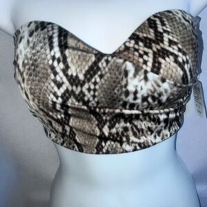 Windsor Snake Skin Print Top Size Medium